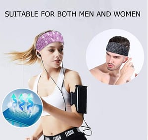   Meile Set of 3 Workout Headbands for Women Men Anti-Slip Wicking Sweat Bands Sweatband Yoga Sweat Bands Elastic Wide Headbandsfor Tennis Running Gym Cycling Basketball  The circumference of the the sports headband stretch (9.45'' to 15'' | 24 to 38 cm), This Headband is one size fits all and it does not cause headaches. Easy to take care of and clean by washing in cold water.