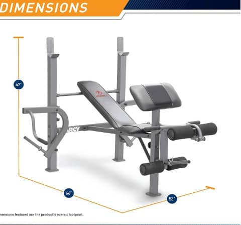 Marcy MD-389 Standard Weight Bench